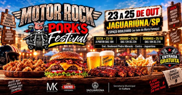Cartaz: MOTOR ROCK PORK'S Festiva