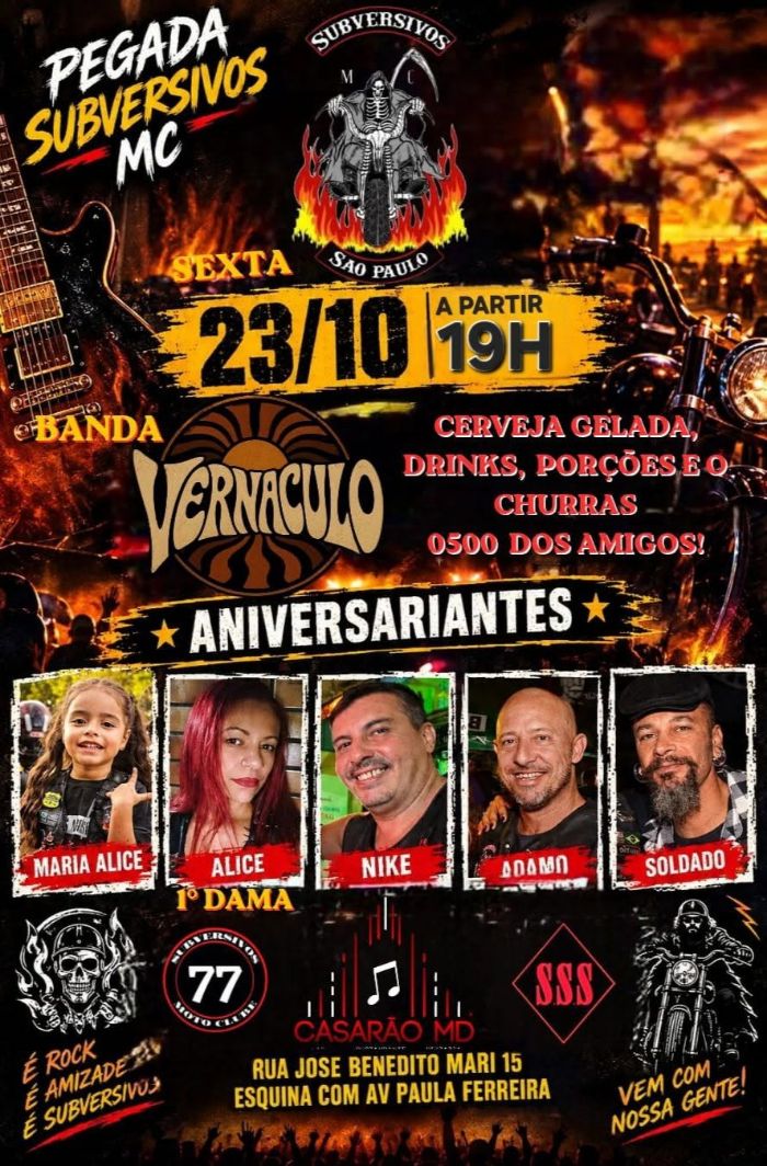 Cartaz: Pegada Subversivos MC